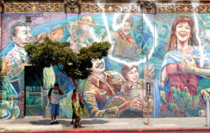 A mural in Boyle Heights, Los Angeles